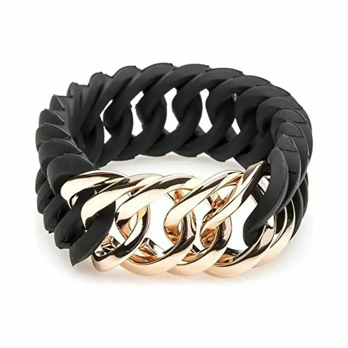 Bracelet therubz 100175 noir rose silicone acier inoxydable rose acier silicone_7797. DIAYTAR SENEGAL - Où Choisir Devient une Expression de Soi. Découvrez notre boutique en ligne et trouvez des articles qui révèlent votre personnalité et votre style.