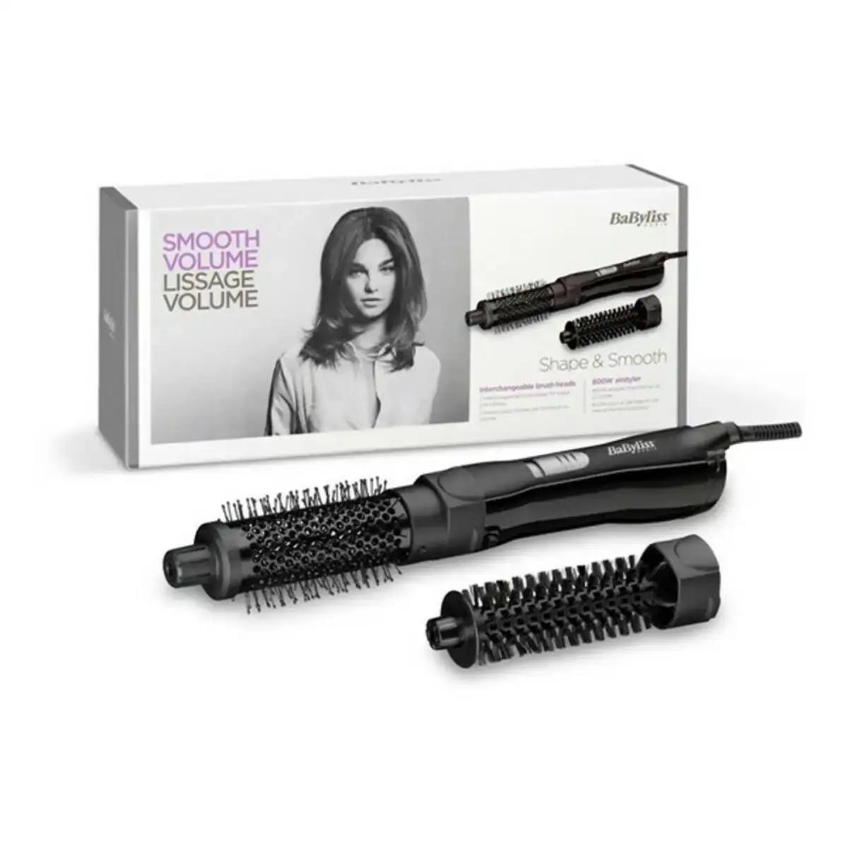 Brosse a coiffer as82e babyliss cepillo de aire e electrique 800w 3 pcs _2137. DIAYTAR SENEGAL - Votre Destination Shopping Inspirante. Explorez notre catalogue pour trouver des articles qui stimulent votre créativité et votre style de vie.