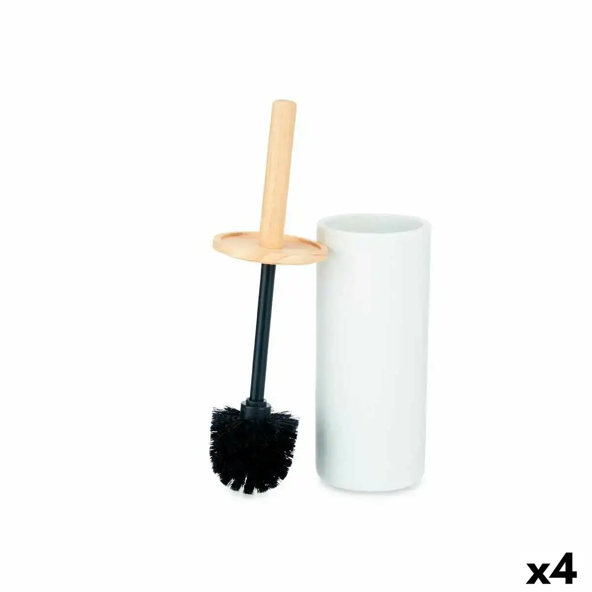 Brosse de salle de wc blanc bois resine 10 2 x 38 x 10 2 cm 4 unites _8191. DIAYTAR SENEGAL - Un Monde de Possibilités à Portée de Clic. Parcourez notre site web pour découvrir des sélections infinies, de l'épicerie aux bijoux, et vivez une expérience d'achat sans pareil.