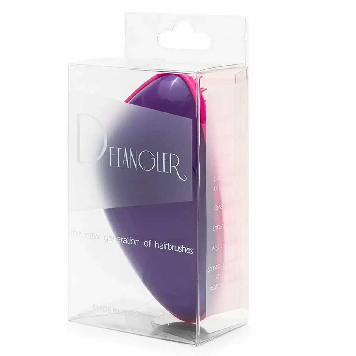 Brosse demelante detangler violet fuchsia_7950. DIAYTAR SENEGAL - Là où Chaque Produit est une Trouvaille Unique. Découvrez notre boutique en ligne et trouvez des articles qui vous distinguent par leur originalité.