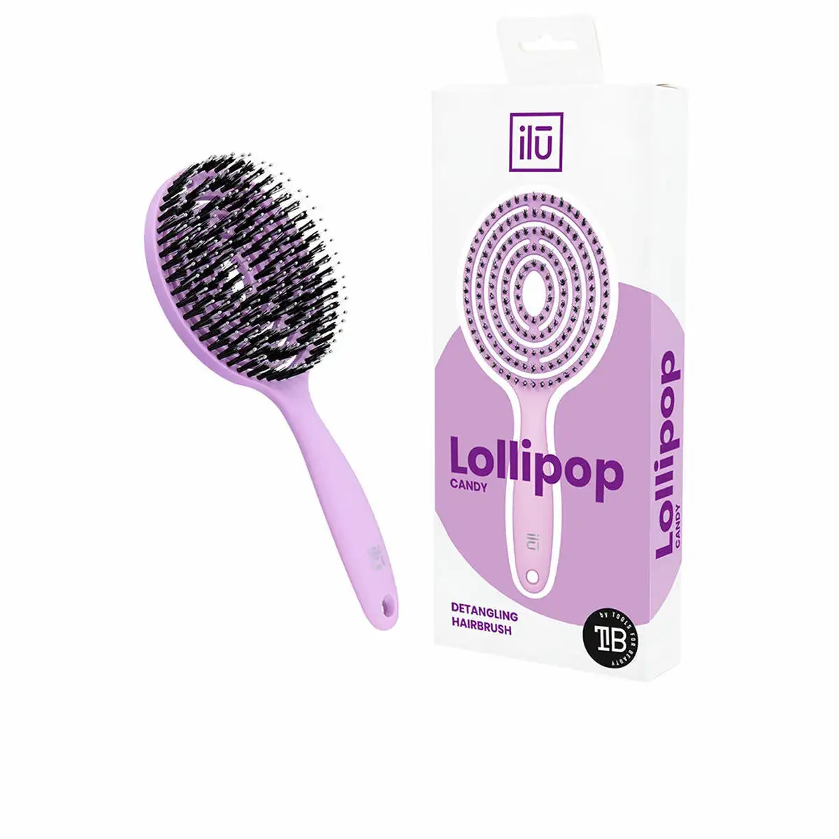 Brosse demelante ilu lollipop violet_4934. Bienvenue chez DIAYTAR SENEGAL - Votre Plateforme Shopping pour Tous. Découvrez un large éventail de produits qui célèbrent la diversité et la beauté du Sénégal.