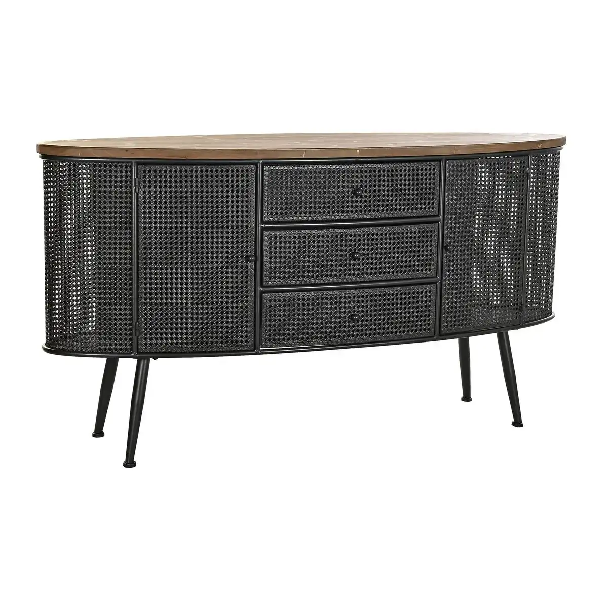 Buffet dkd home decor 145 5 x 45 x 76 cm sapin noir metal marron_7162. Entrez dans le Monde de DIAYTAR SENEGAL - Où Chaque Produit Raconte une Histoire Unique. Explorez notre sélection et laissez-vous transporter par des récits à travers les articles que vous choisissez.