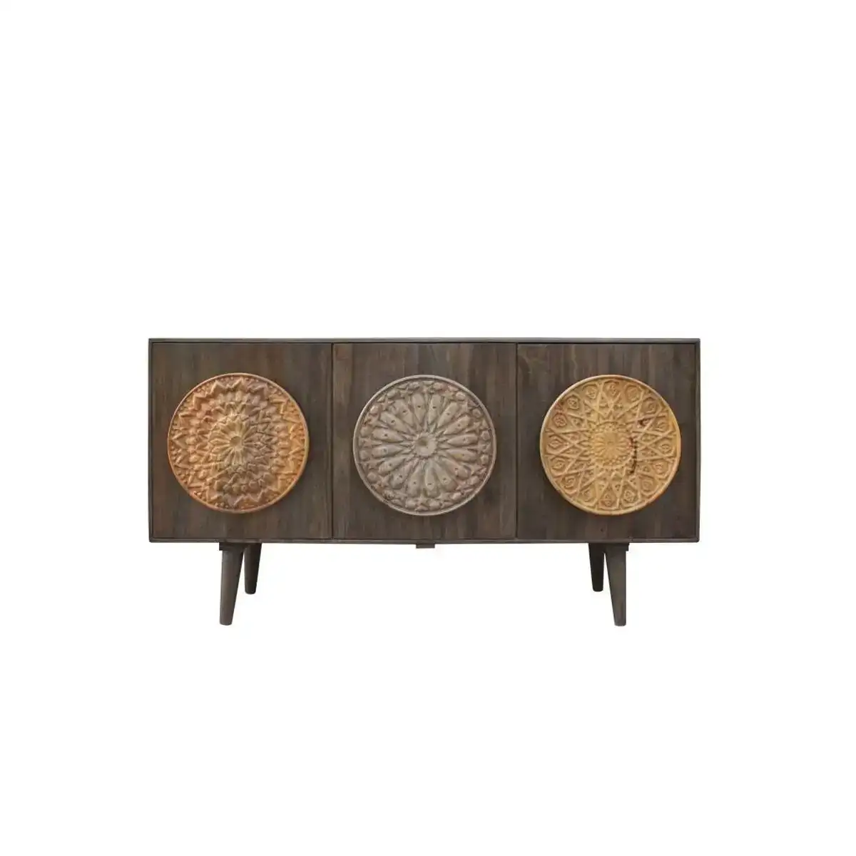 Buffet dkd home decor 160 x 40 x 85 cm gris marron brun fonce bois de manguier 160 x 45 x 85 cm_4583. Entrez dans l'Univers de DIAYTAR SENEGAL - Où Choisir est un Voyage. Explorez notre gamme diversifiée et trouvez des articles qui répondent à tous vos besoins et envies.