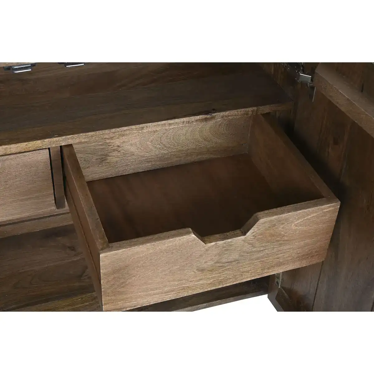 Buffet dkd home decor 180 x 40 x 80 cm metal bois de manguier_1263. DIAYTAR SENEGAL - Là où Choisir est un Acte d'Amour pour le Sénégal. Explorez notre gamme et choisissez des produits qui célèbrent la culture et l'artisanat du pays.