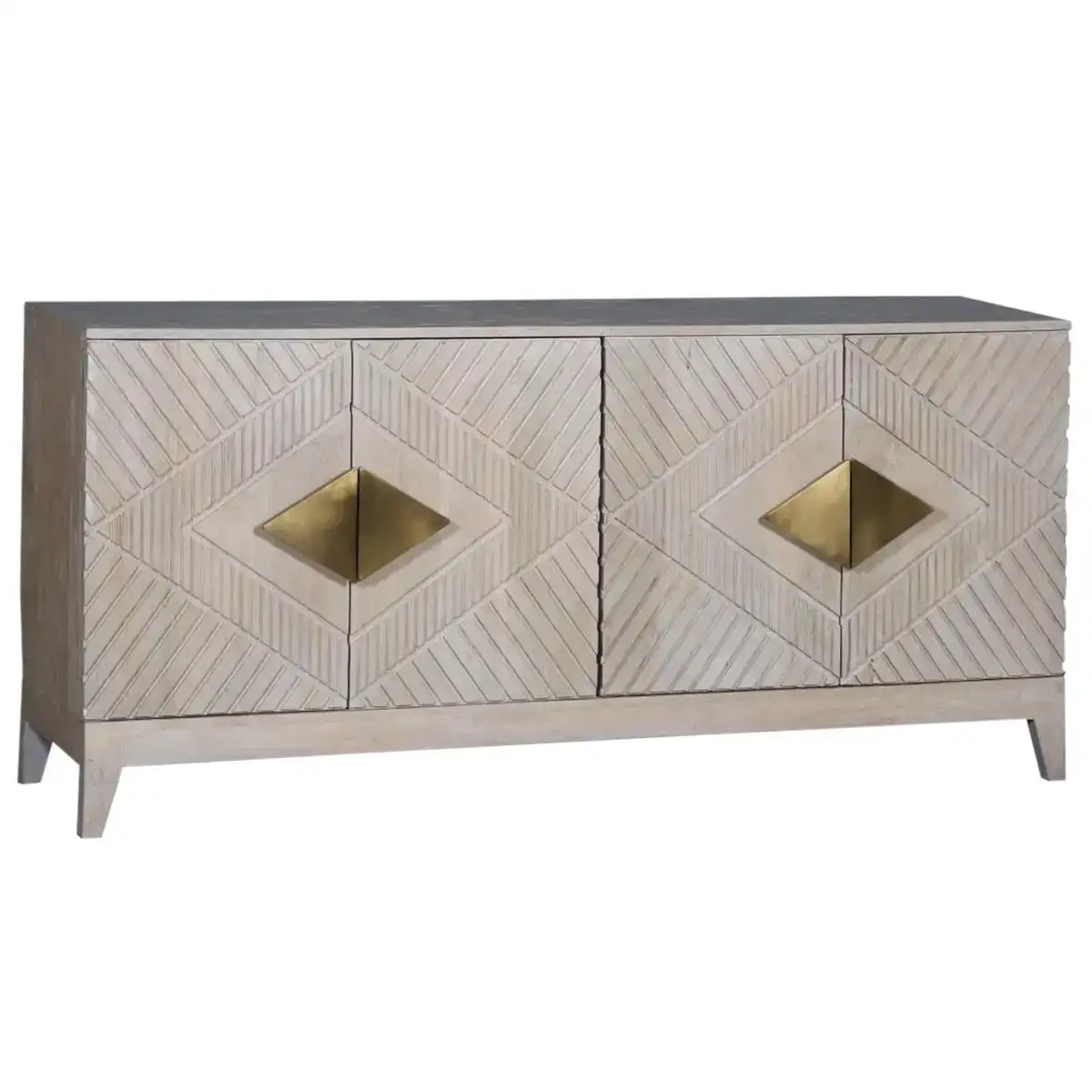 Buffet dkd home decor beige metal bois de manguier 160 x 40 x 75 cm_8499. DIAYTAR SENEGAL - Votre Paradis Shopping au Cœur du Sénégal. Explorez notre boutique en ligne et découvrez des produits conçus pour enchanter chaque aspect de votre vie.
