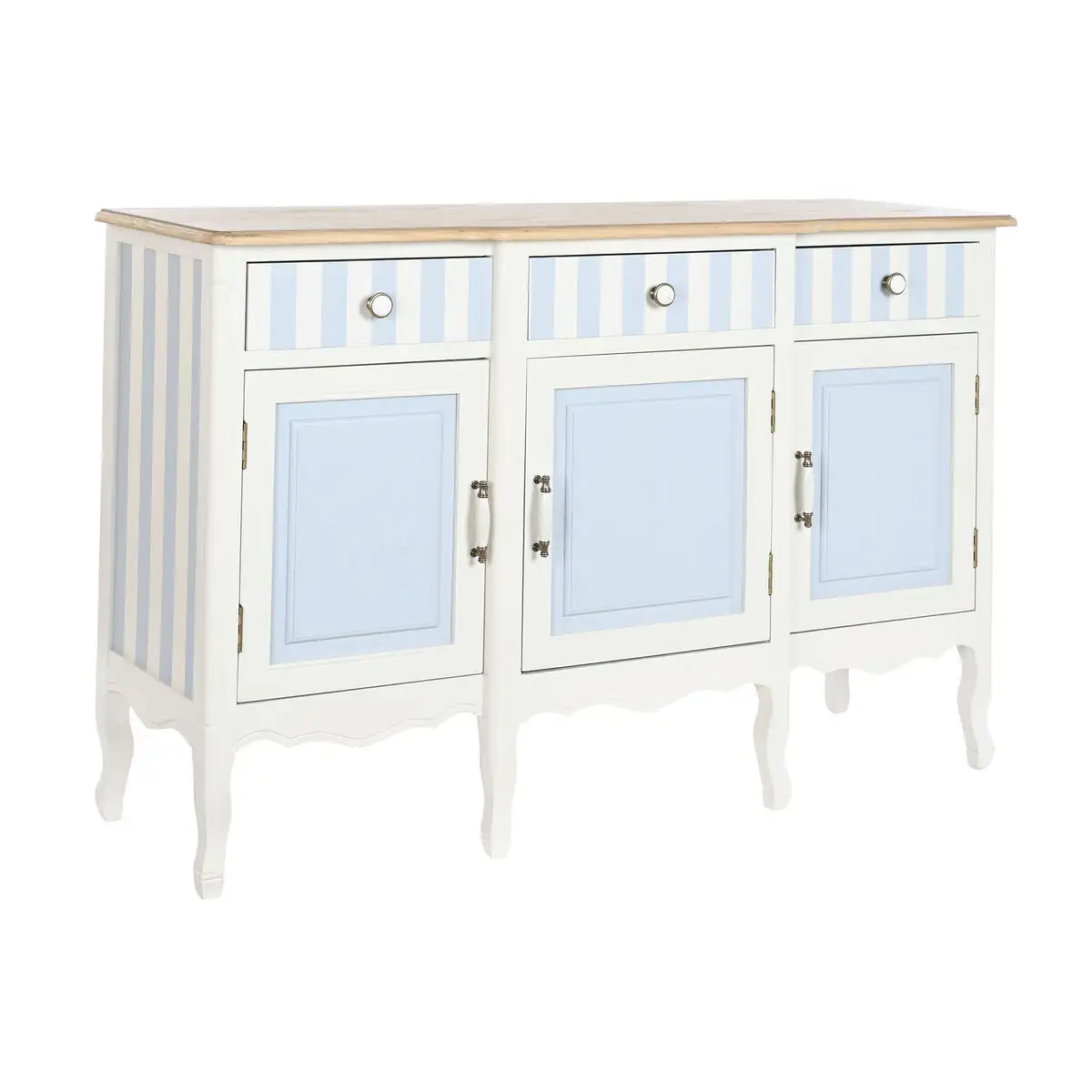 Buffet dkd home decor blanc bleu ciel 140 x 45 x 90 cm _2851. Bienvenue chez DIAYTAR SENEGAL - Où Chaque Détail Fait la Différence. Découvrez notre sélection méticuleuse et choisissez des articles qui répondent à vos exigences.