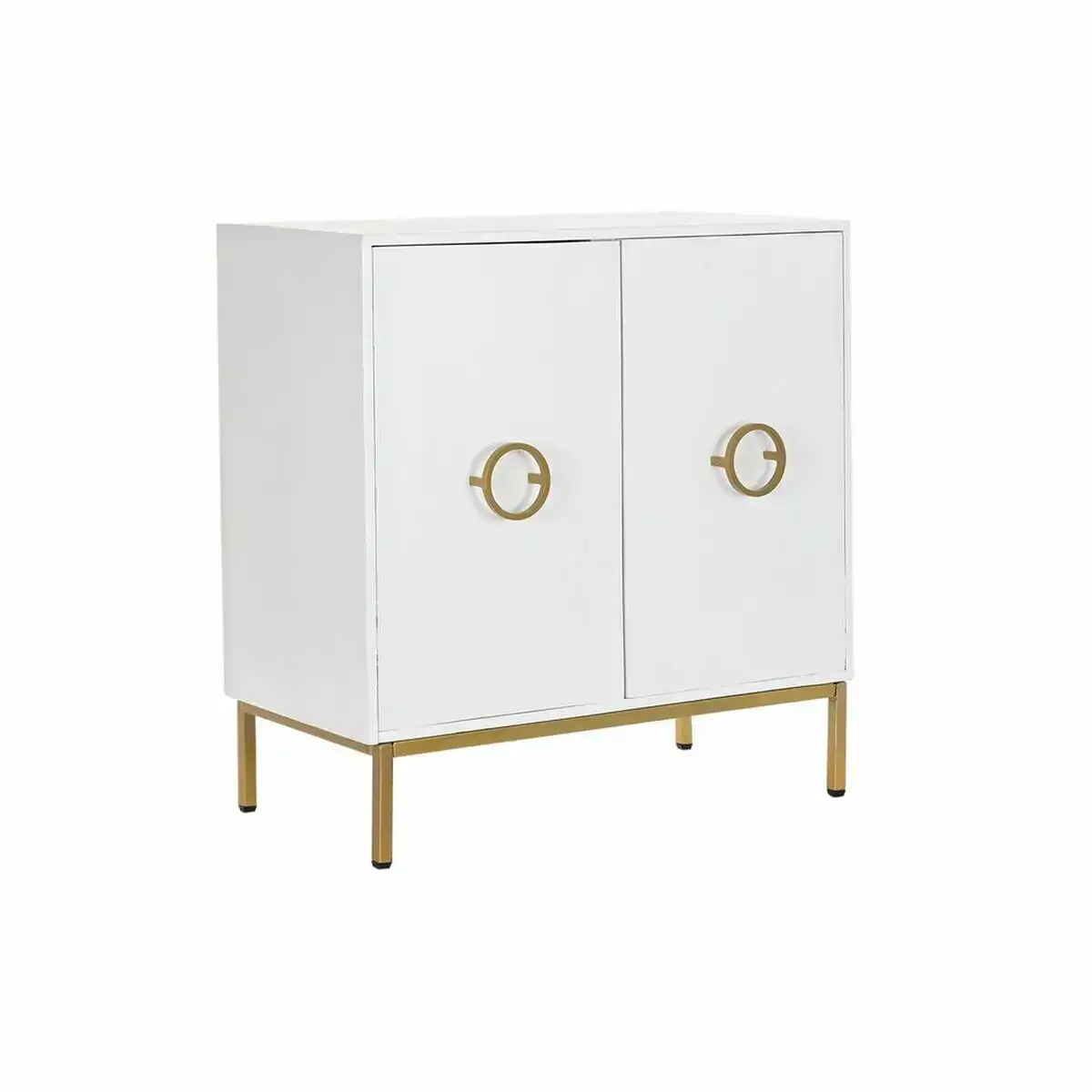 Buffet dkd home decor blanc bois metal bois de manguier dore 80 x 37 5 x 80 cm_2526. DIAYTAR SENEGAL - Où Chaque Produit est une Histoire à Raconter. Découvrez notre sélection de produits qui vous permettent de créer votre propre récit à travers vos achats.