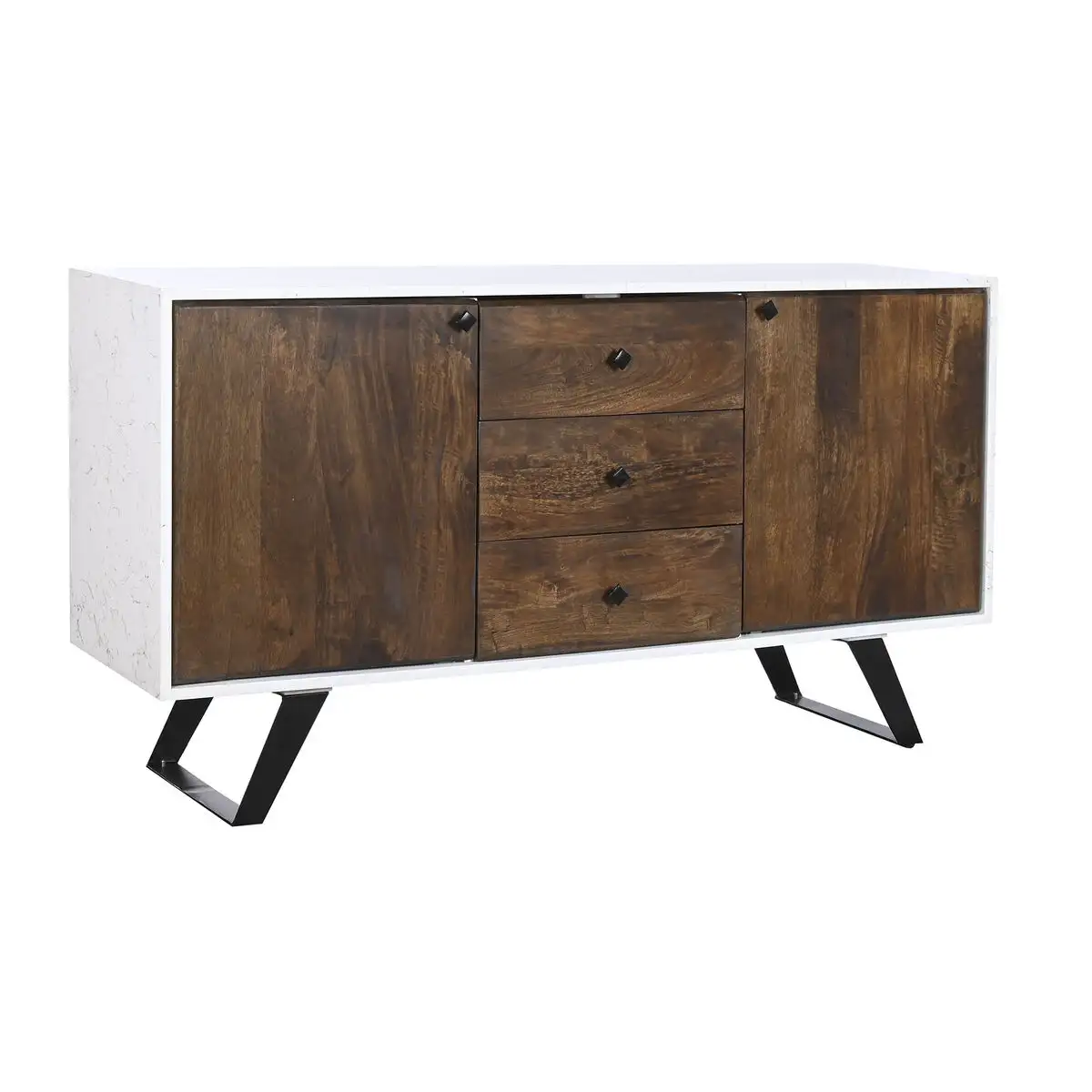 Buffet dkd home decor blanc brun fonce bois de manguier 150 x 40 x 80 cm_3757. DIAYTAR SENEGAL - Votre Destination Shopping de Confiance. Naviguez à travers notre boutique en ligne et profitez d'une sélection soigneusement choisie de produits qui répondent à toutes vos exigences.