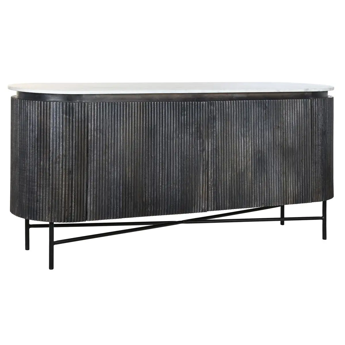 Buffet dkd home decor noir gris blanc marbre bois de manguier 160 x 45 x 75 cm _8908. DIAYTAR SENEGAL - Votre Destination pour un Shopping Unique. Parcourez notre catalogue et trouvez des articles qui vous inspirent et vous édifient.