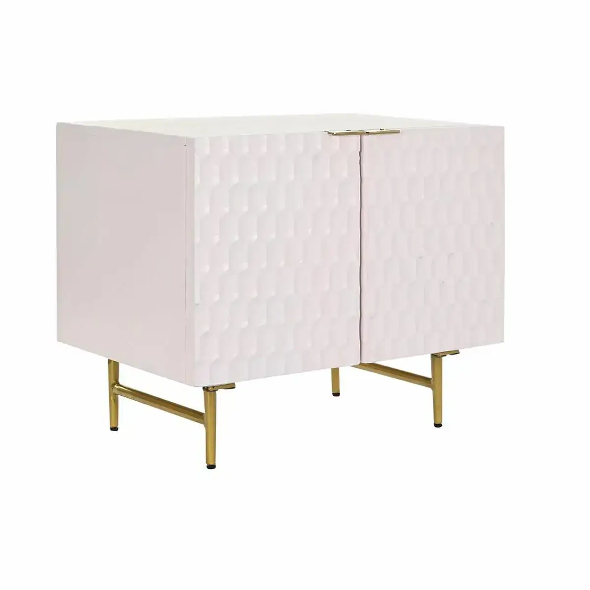 Buffet dkd home decor rose 63 x 43 x 52 cm dore metal bois de manguier_4646. DIAYTAR SENEGAL - Là où la Beauté Rencontre la Fonctionnalité. Parcourez notre sélection pour trouver des produits qui allient esthétique et praticité, pour un quotidien sublimé.