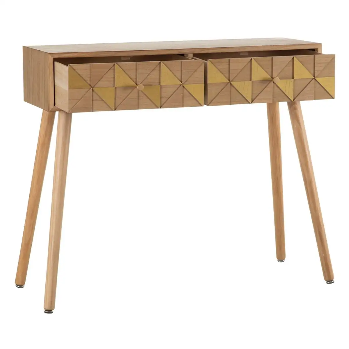 Bureau bonnard 89 x 30 x 78 5 cm naturel dore bois_5518. DIAYTAR SENEGAL - L'Art de Vivre le Shopping Authentique. Découvrez notre boutique en ligne et trouvez des produits qui célèbrent la culture et l'héritage du Sénégal.