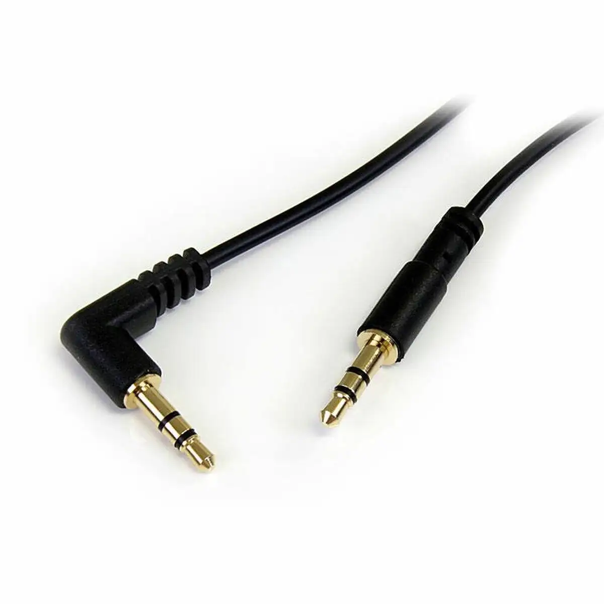 Cable audio jack 3 5 mm startech mu1mmsra noir 0 3 m_1510. DIAYTAR SENEGAL - Là où l'Élégance Devient un Mode de Vie. Naviguez à travers notre gamme et choisissez des produits qui apportent une touche raffinée à votre quotidien.