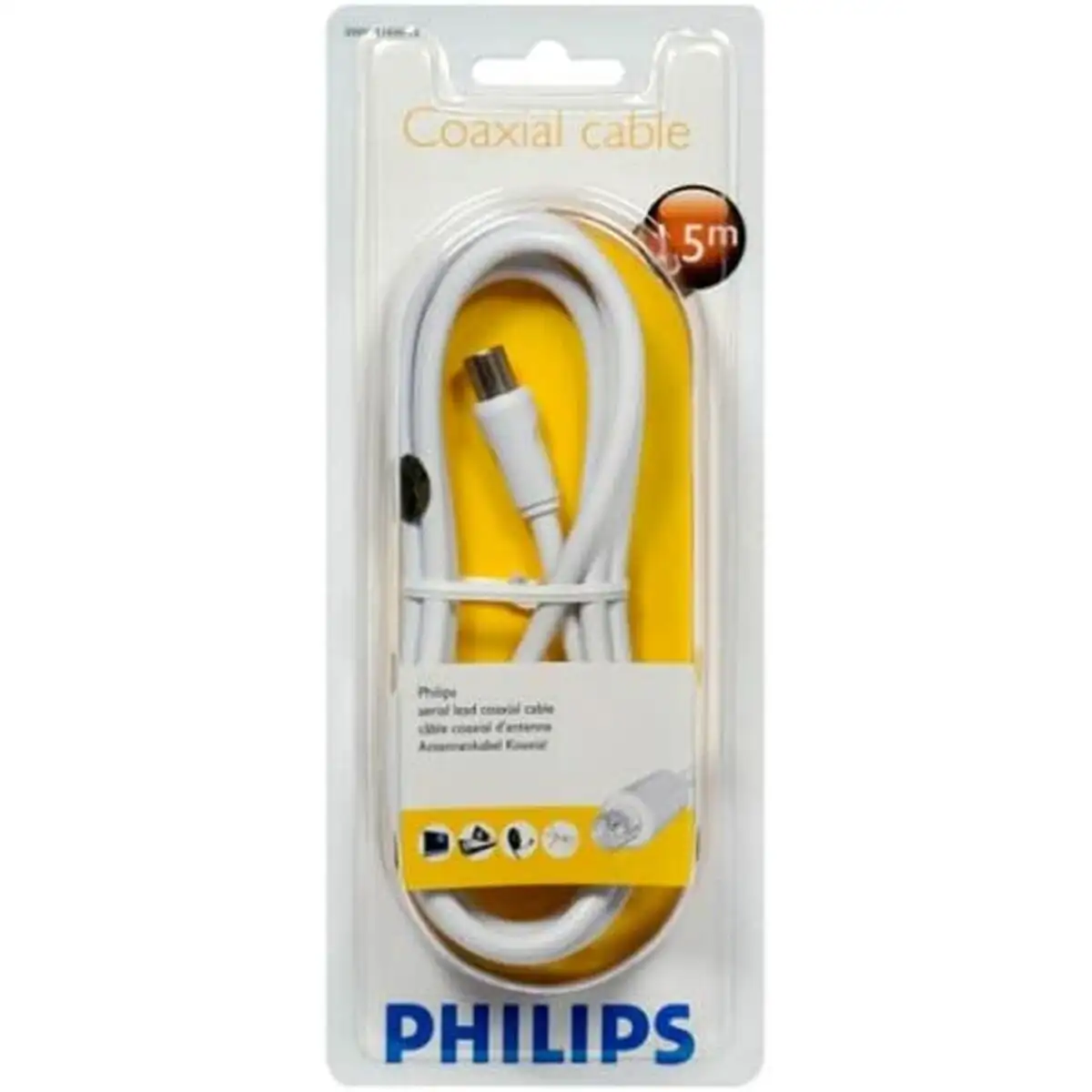 Cable coaxial antenne tv philips swv2516w 10 cuivre 1 5 m_9688. DIAYTAR SENEGAL - Votre Destination pour un Shopping Inégalé. Naviguez à travers notre sélection minutieuse pour trouver des produits qui répondent à tous vos besoins.