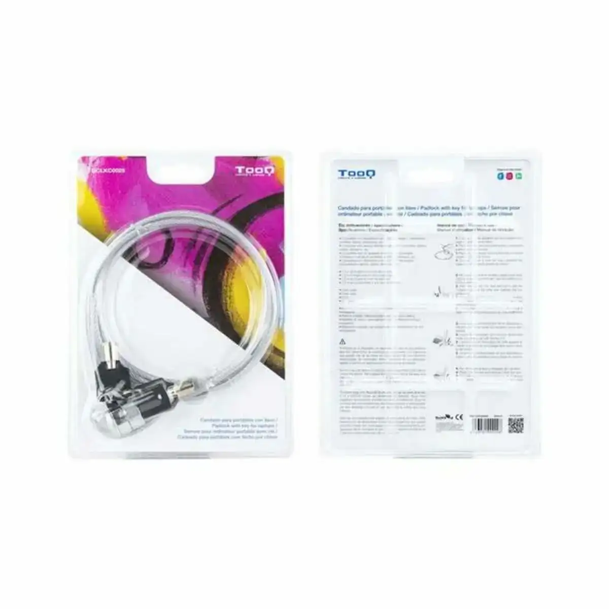 Cable de securite tooq tqclkc0025 ordinateur portable argent 1 5 m_3309. DIAYTAR SENEGAL - L'Art du Shopping Éclairé. Naviguez à travers notre plateforme intuitive et découvrez une variété d'articles soigneusement sélectionnés pour répondre à vos besoins et à vos envies.