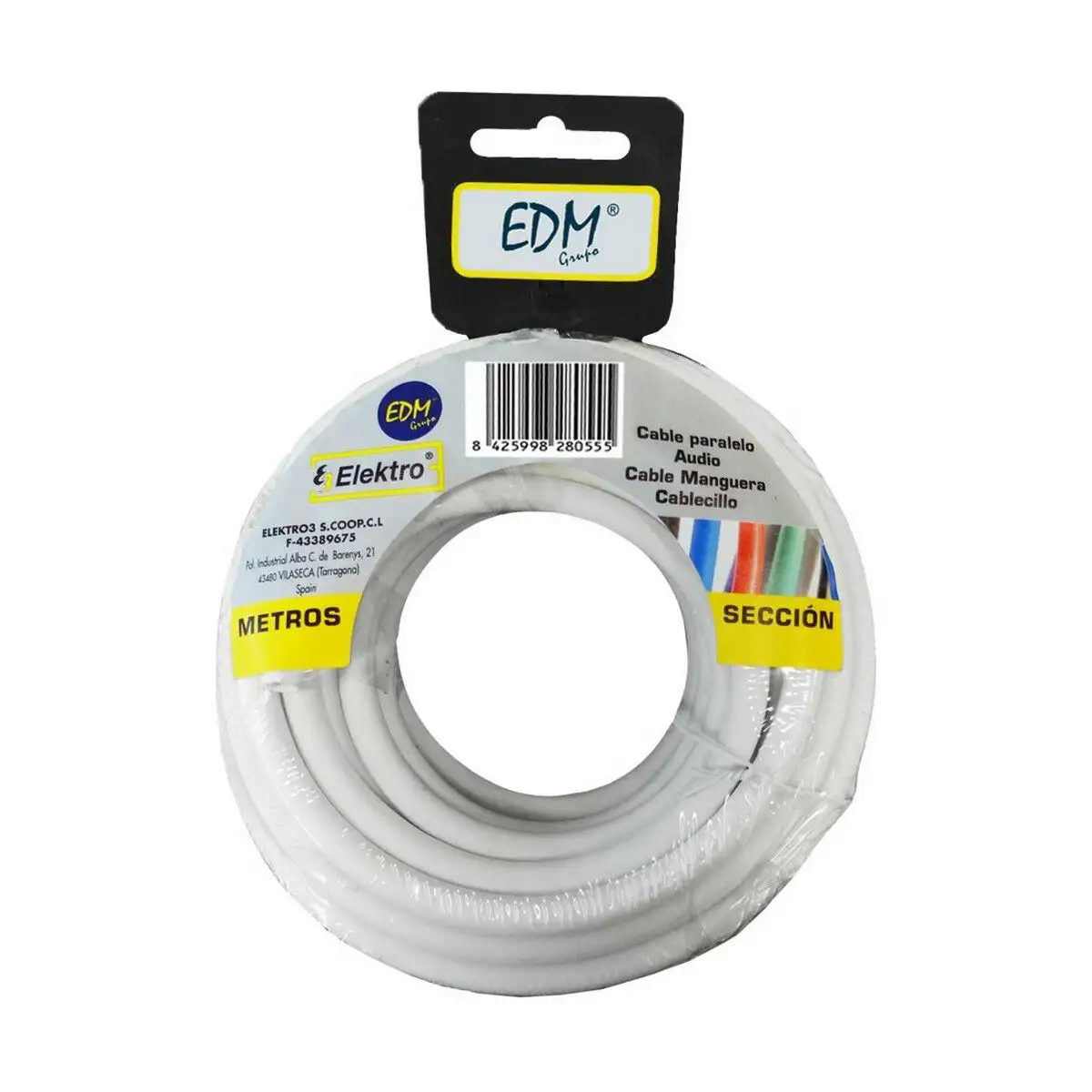 Cable edm 2 x 1 5 mm 10 m blanc_1747. DIAYTAR SENEGAL - Là où Vos Rêves Prendent Forme. Plongez dans notre catalogue diversifié et trouvez des produits qui enrichiront votre quotidien, du pratique à l'exceptionnel.