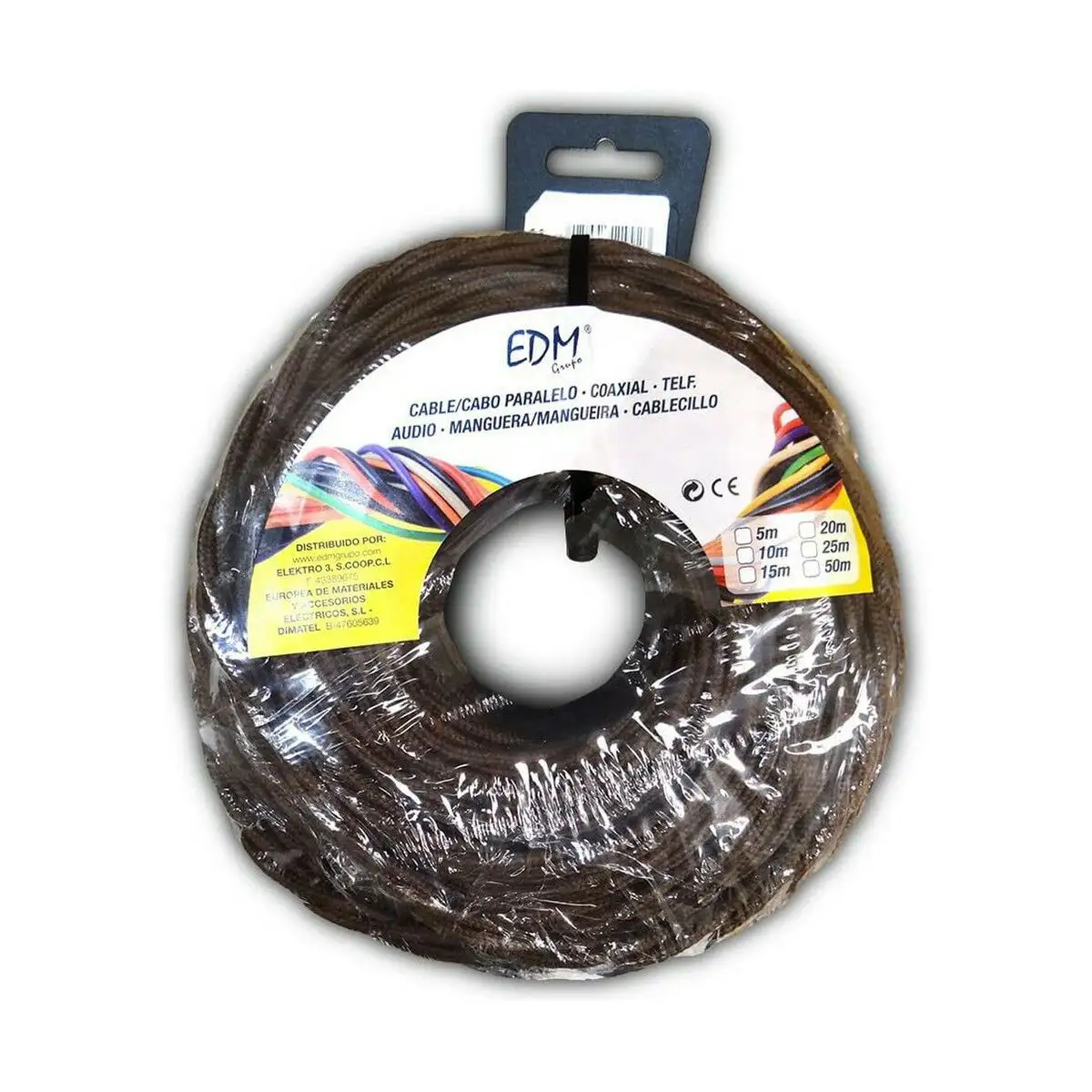 Cable edm 3 x 2 5 mm marron 5 m_6164. DIAYTAR SENEGAL - Là où la Qualité est Non Négociable. Parcourez notre boutique en ligne pour découvrir des produits qui incarnent le raffinement et l'excellence du Sénégal.