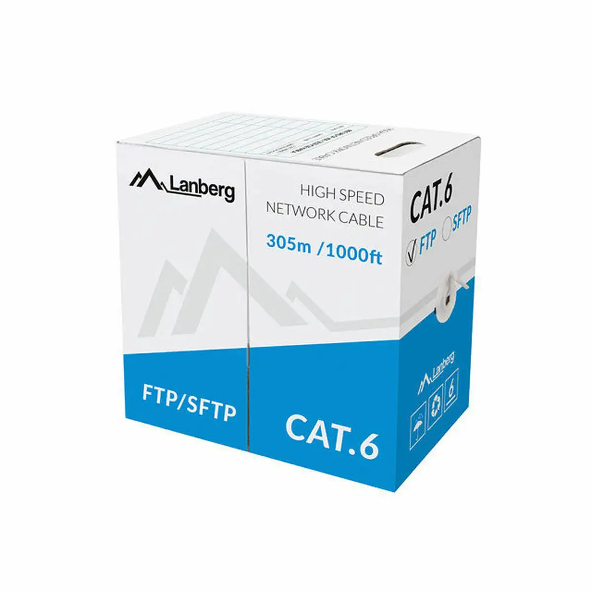 Cable ethernet lan lanberg lcf6 11cu 0305 s gris 305 m_9212. DIAYTAR SENEGAL - Votre Passage vers l'Exceptionnel. Explorez notre boutique en ligne, où chaque produit est choisi avec soin pour offrir une expérience de shopping inoubliable.