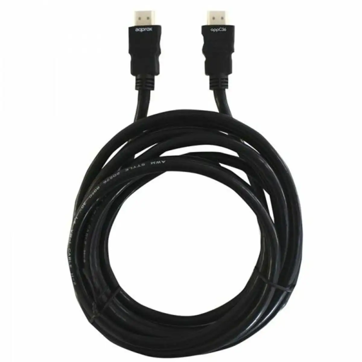 Cable hdmi approx aiscci0305 appc36 5 m 4k male vers male_9016. DIAYTAR SENEGAL - Où Chaque Achat Raconte une Histoire. Explorez notre boutique en ligne et créez votre propre narration à travers notre diversité de produits, chacun portant une signification unique.