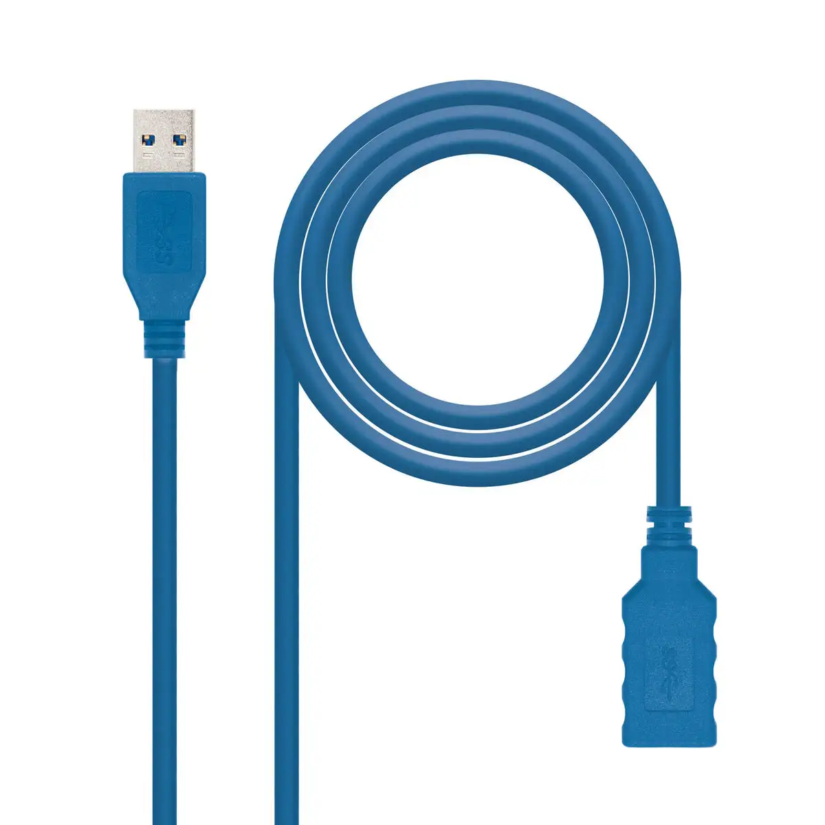 Câble Rallonge à USB NANOCABLE CABLE USB 3.0, TIPO A/M-A/H, AZUL, 2.0 M  Bleu 2 m - DIAYTAR SÉNÉGAL