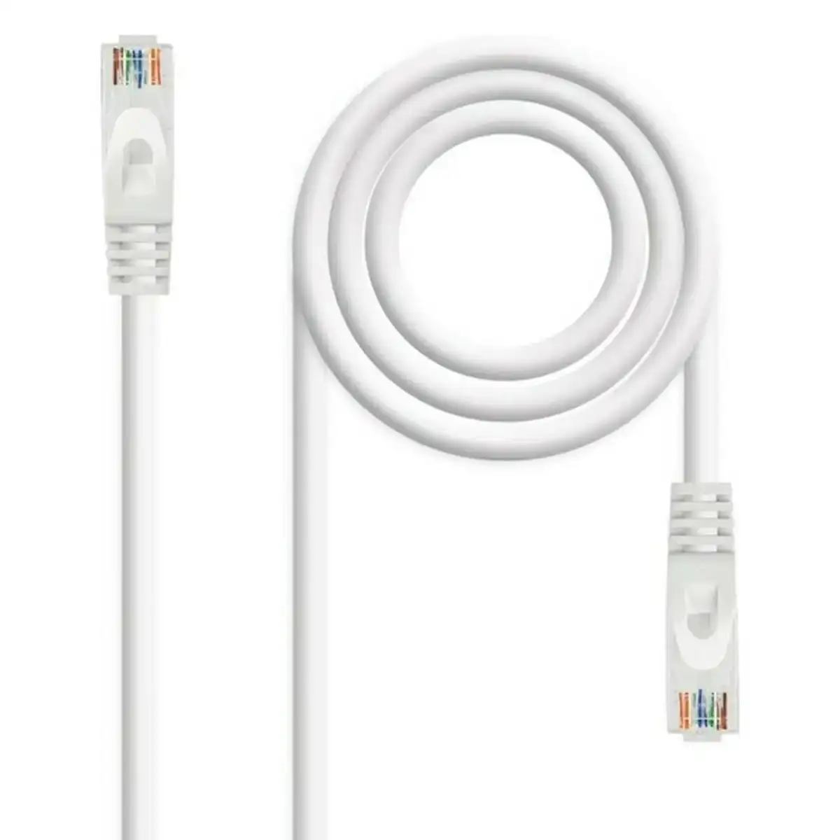 Cable reseau rigide utp 6eme categorie nanocable 10 20 1803 w lszh 3 m blanc_5324. DIAYTAR SENEGAL - Là où Choisir est un Acte d'Amour pour le Sénégal. Explorez notre gamme et choisissez des produits qui célèbrent la culture et l'artisanat du pays.
