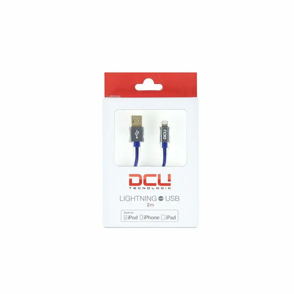 Cable usb vers lightning dcu 34101250 blue marine 2 m _4945. Bienvenue chez DIAYTAR SENEGAL - Où Chaque Objet a son Histoire. Découvrez notre sélection méticuleuse et choisissez des articles qui racontent l'âme du Sénégal.