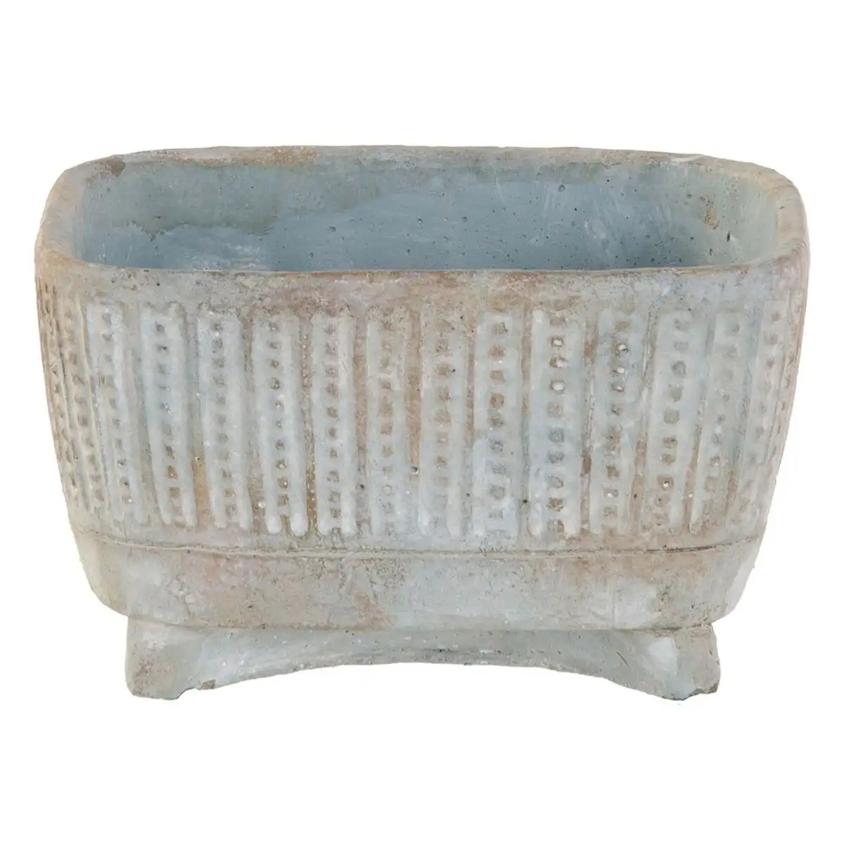 Cache pot 22 7 x 22 7 x 13 5 cm ciment_7076. Plongez dans le Monde de DIAYTAR SENEGAL - Où Chaque Article Raconte une Histoire. Explorez notre vaste assortiment et choisissez des produits qui vous parlent et reflètent votre style unique.