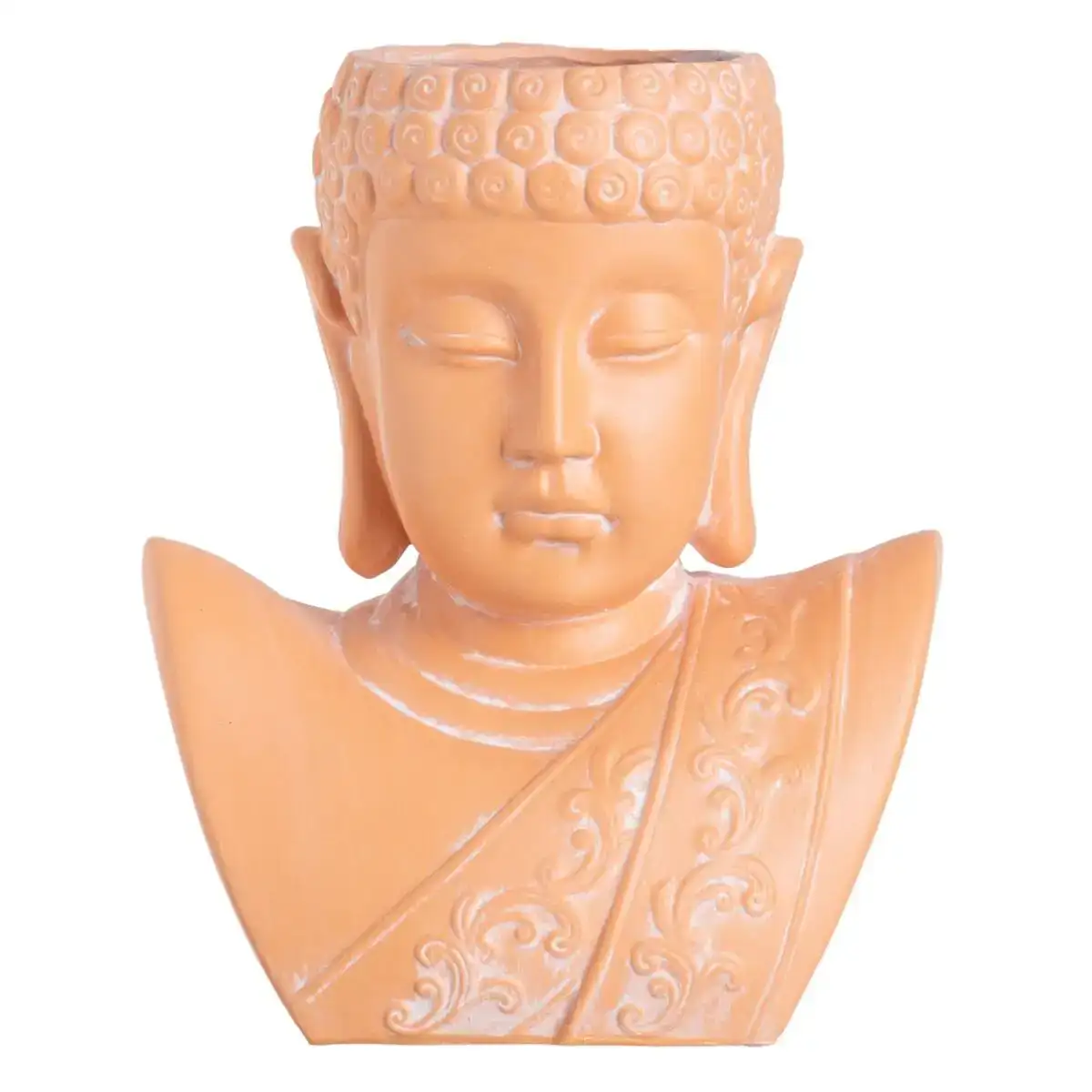 Cache pot 24 x 12 x 31 cm ceramique terre cuite_6876. DIAYTAR SENEGAL - L'Art de Vivre avec Authenticité. Explorez notre gamme de produits artisanaux et découvrez des articles qui apportent une touche unique à votre vie.