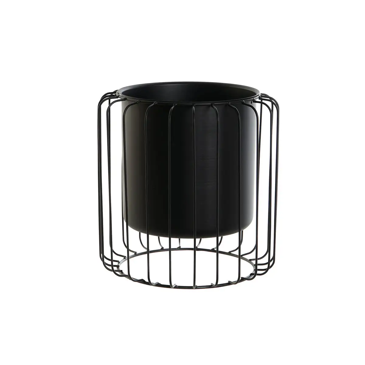 Cache pot dkd home decor 26 x 26 x 26 cm noir metal_9067. DIAYTAR SENEGAL - Où Votre Shopping Prend Vie. Explorez notre boutique en ligne pour trouver des articles qui vous ressemblent et qui ajoutent de l'éclat à votre quotidien.