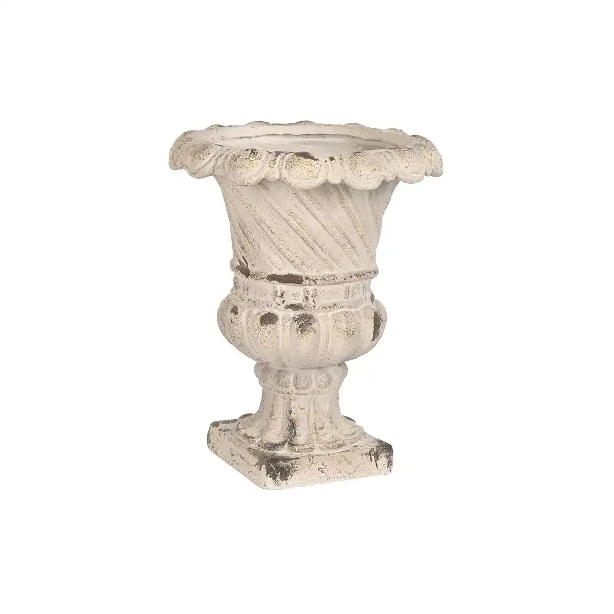 Cache pot dkd home decor blanc resine carre neoclassique 43 x 43 x 54 cm_8277. Bienvenue sur DIAYTAR SENEGAL - Où Choisir est un Voyage Sensoriel. Plongez dans notre catalogue et trouvez des produits qui éveillent vos sens et embellissent votre quotidien.