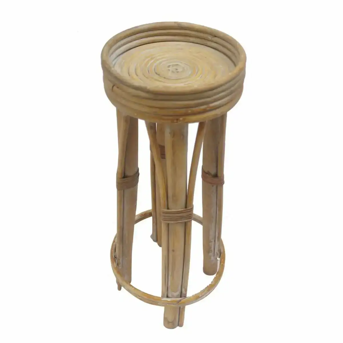 Cache pot dkd home decor marron rotin tropical 22 x 22 x 50 cm _3215. DIAYTAR SENEGAL - L'Art de Vivre le Shopping Éthique. Parcourez notre gamme et choisissez des produits qui reflètent notre engagement envers des pratiques durables.