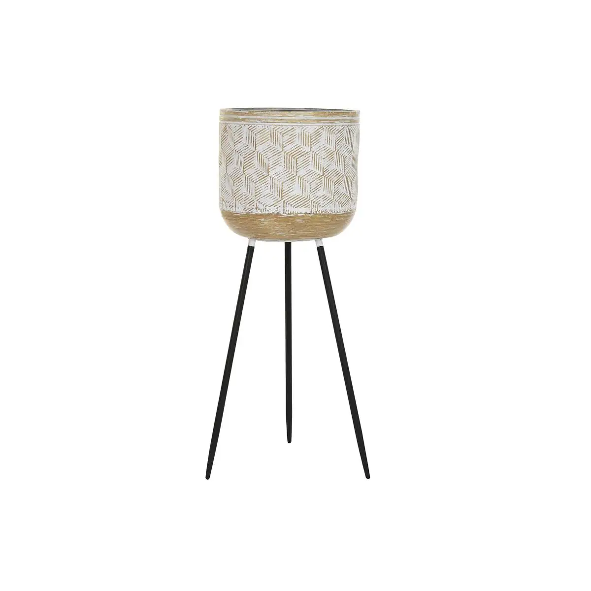 Cache pot dkd home decor metal blanc bicolore 31 x 31 x 86 cm _7709. Bienvenue chez DIAYTAR SENEGAL - Où Chaque Achat Fait une Différence. Découvrez notre gamme de produits qui reflètent l'engagement envers la qualité et le respect de l'environnement.