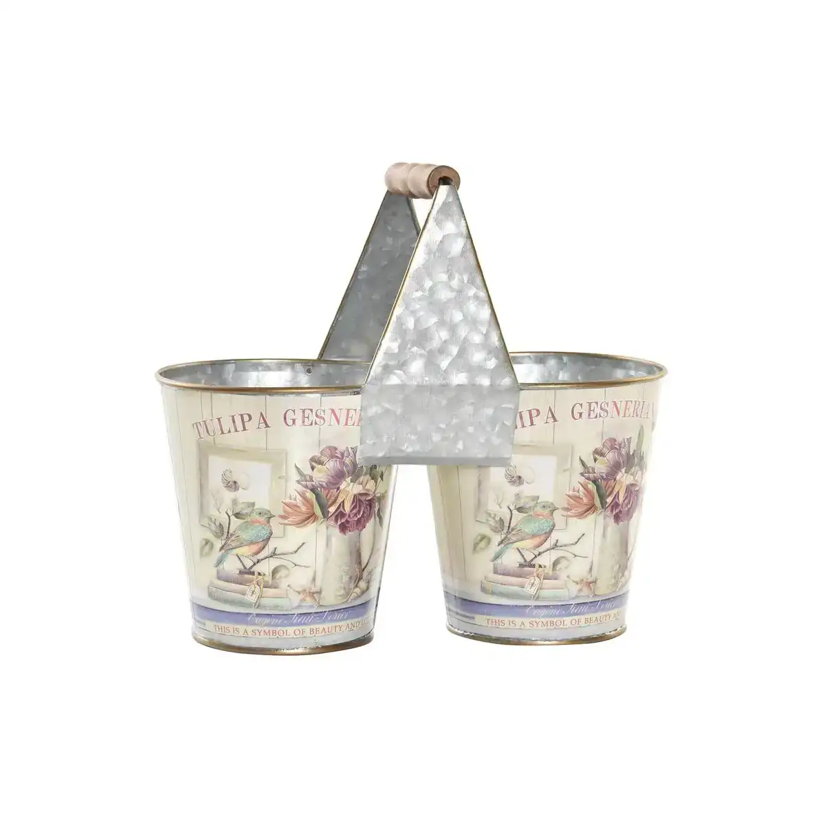 Cache pot dkd home decor rose metal shabby chic 24 x 12 x 23 cm_9835. DIAYTAR SENEGAL - Votre Plateforme Shopping, Votre Choix Éclairé. Explorez nos offres et choisissez des articles de qualité qui reflètent votre style et vos valeurs.