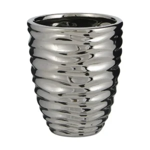 Cache pot mica decorations ceramique argente_1038. Entrez dans le Monde de DIAYTAR SENEGAL - Où la Satisfaction est la Priorité. Explorez notre sélection pensée pour vous offrir une expérience de shopping qui va au-delà de vos attentes.