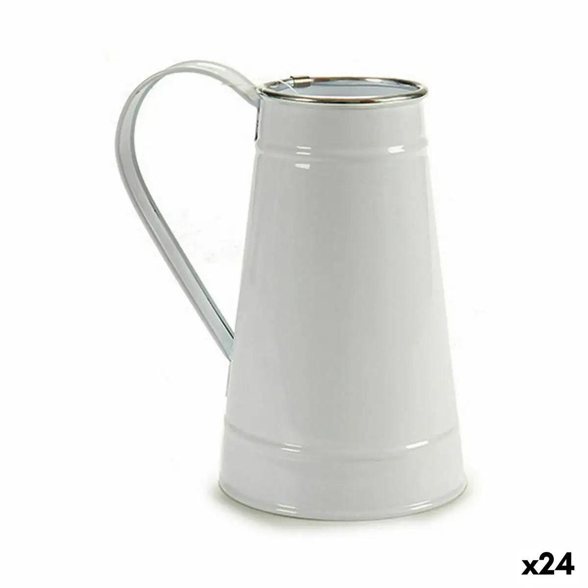 Cache pot pot a lait blanc argente metal 17 x 18 5 x 11 3 cm 24 unites _9905. Bienvenue sur DIAYTAR SENEGAL - Votre Évasion Shopping Personnalisée. Parcourez notre collection unique et trouvez des articles qui reflètent votre style et votre individualité.