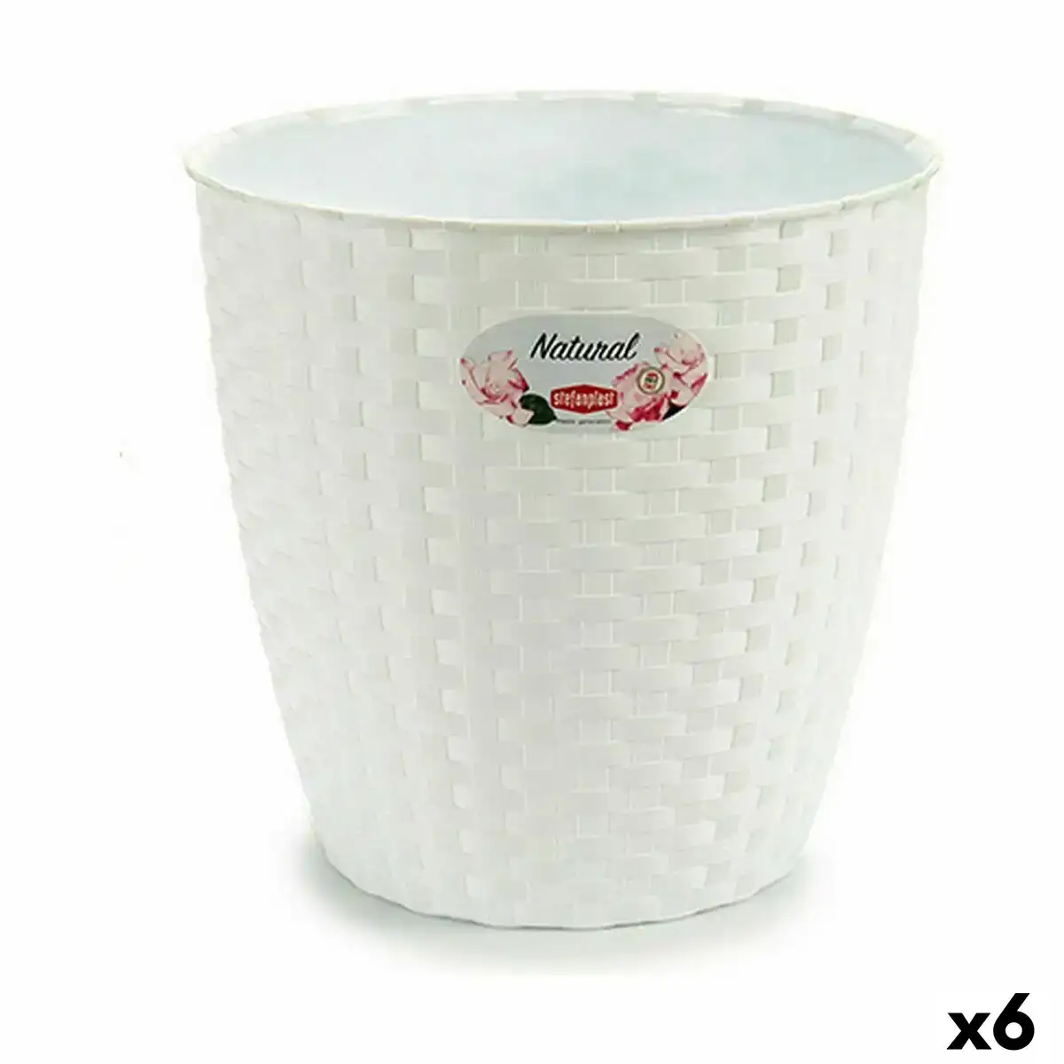 Cache pot stefanplast blanc plastique 24 x 22 5 x 24 cm 6 unites _4110. DIAYTAR SENEGAL - Où Chaque Détail Compte. Naviguez à travers notre gamme variée et choisissez des articles qui ajoutent une touche spéciale à votre quotidien, toujours avec qualité et style.