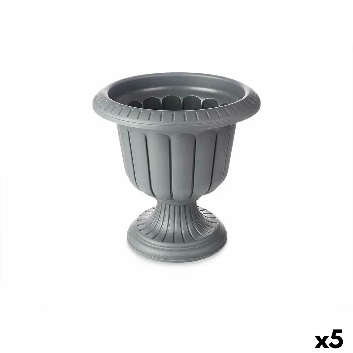 Cache pot verre anthracite plastique 47 6 x 47 x 47 4 cm 5 unites _7393. DIAYTAR SENEGAL - Là où Chaque Produit Évoque une Émotion. Parcourez notre catalogue et choisissez des articles qui vous touchent et qui enrichissent votre expérience.