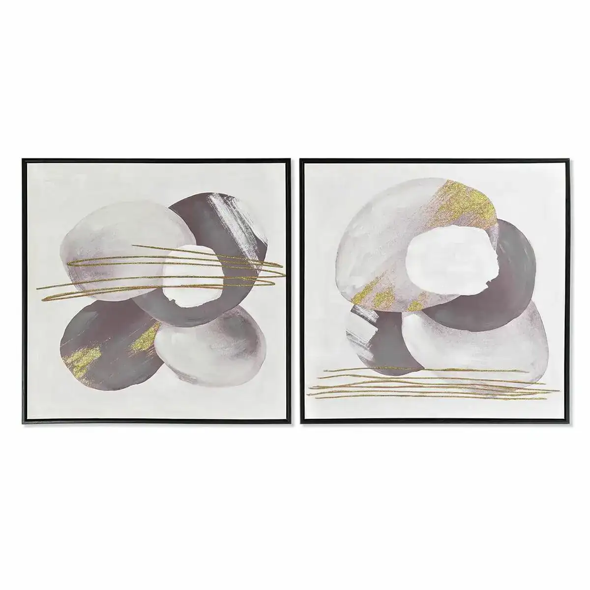 Cadre dkd home decor abstrait 60 x 3 5 x 60 cm urbaine 2 unites _2374. DIAYTAR SENEGAL - Votre Passage vers le Chic et l'Élégance. Naviguez à travers notre boutique en ligne pour trouver des produits qui ajoutent une touche sophistiquée à votre style.