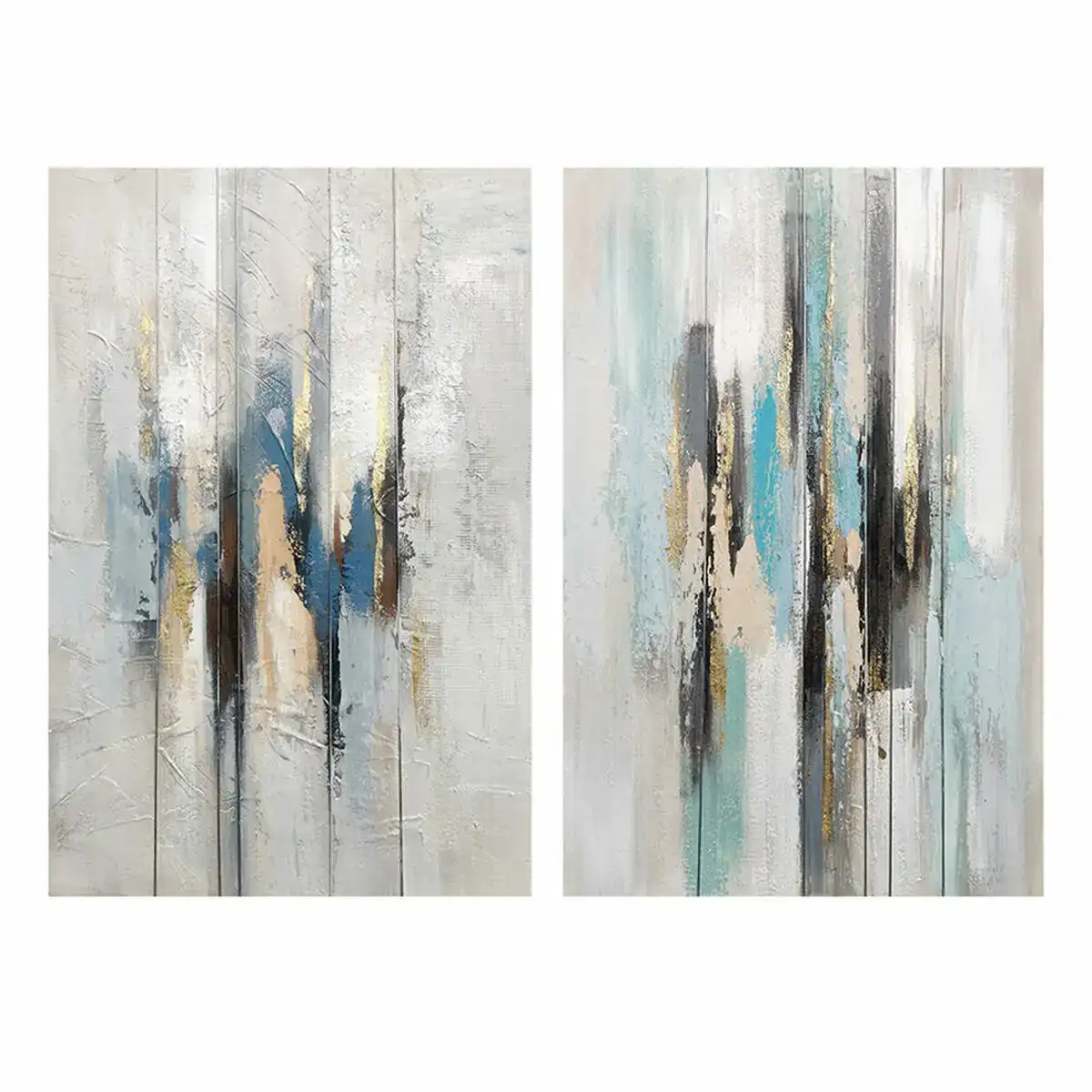 Cadre dkd home decor abstrait 80 x 3 x 120 cm urbaine 2 unites _4537. DIAYTAR SENEGAL - Où Choisir est une Célébration. Découvrez notre sélection de produits qui représentent la diversité et la joie du Sénégal, à chaque étape de votre vie.
