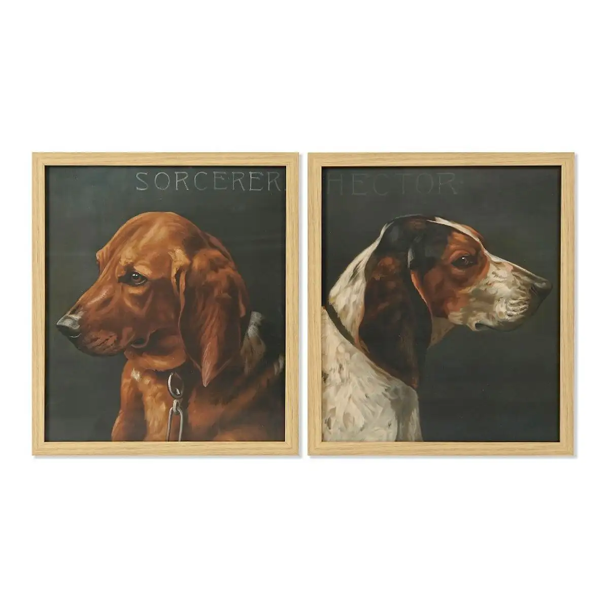 Cadre dkd home decor dog 38 x 3 x 43 cm chien 2 unites _7012. Bienvenue sur DIAYTAR SENEGAL - Où Chaque Article a son Histoire. Découvrez notre sélection méticuleuse de produits qui racontent l'authenticité et la beauté du Sénégal.