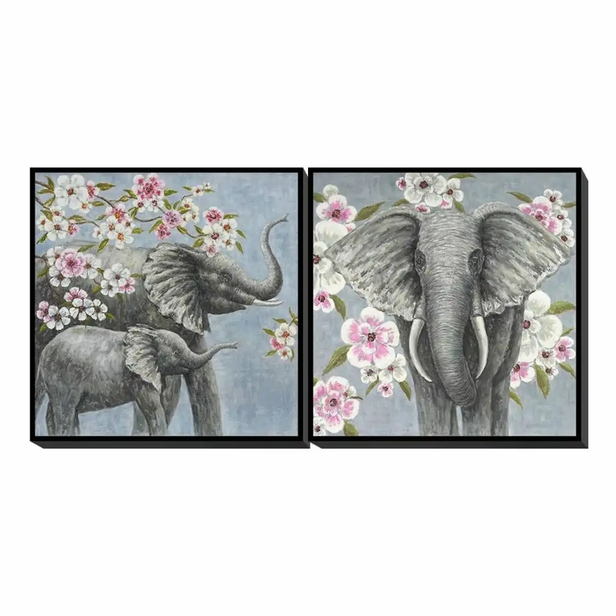 Cadre dkd home decor elephant 100 x 3 5 x 100 cm colonial fleurs 2 unites _3905. Bienvenue sur DIAYTAR SENEGAL - Où l'Authenticité Rencontre le Confort. Plongez dans notre univers de produits qui allient tradition et commodité pour répondre à vos besoins.