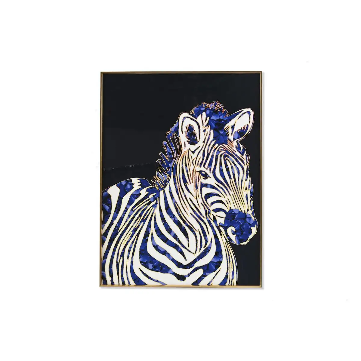 Cadre dkd home decor zebre moderne 60 x 3 x 80 cm _8255. DIAYTAR SENEGAL - Votre Passage vers l'Élégance Abordable. Explorez notre collection où chaque produit est choisi pour sa qualité et son accessibilité, incarnant ainsi l'essence du Sénégal.