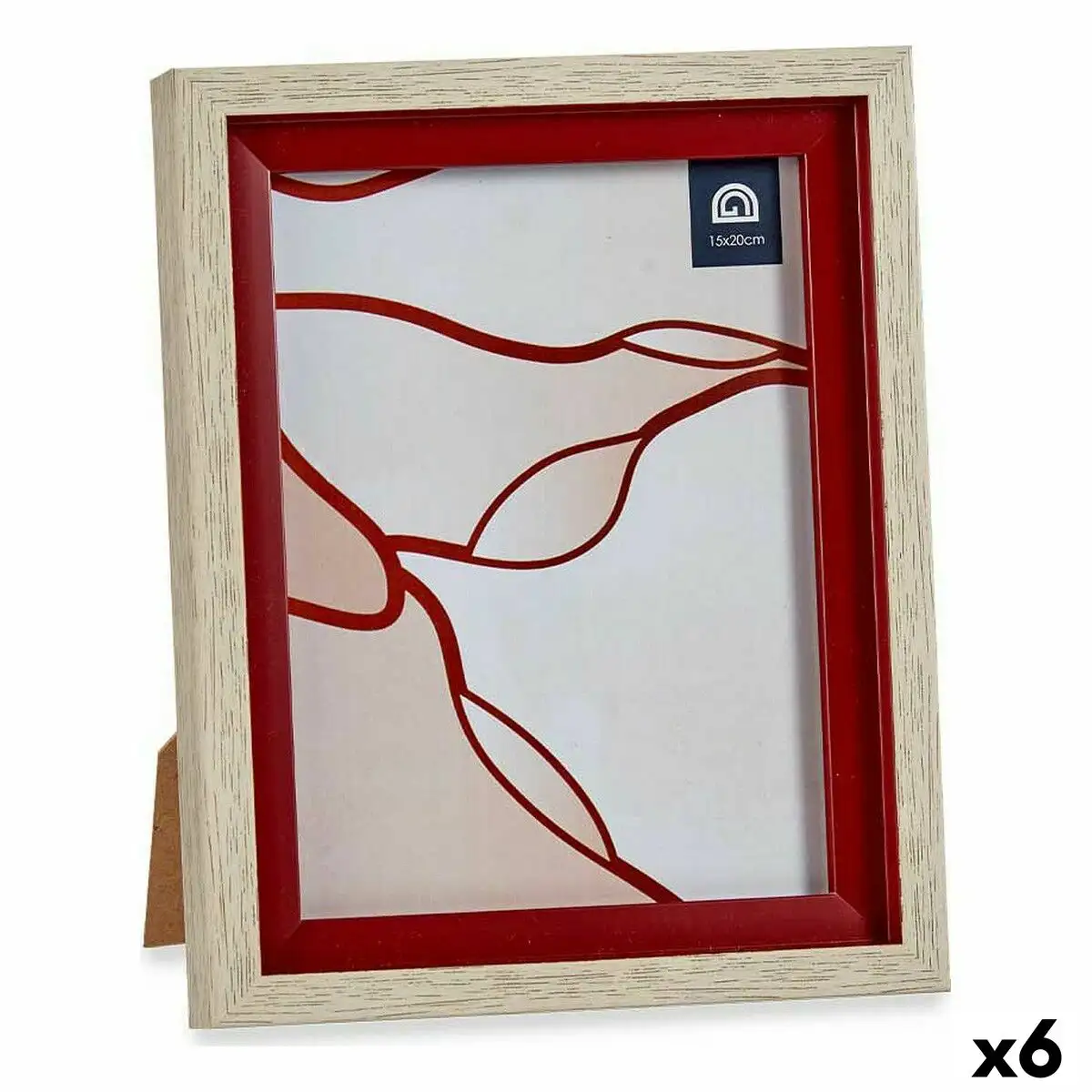 Cadre photo 18 8 x 2 x 24 cm verre rouge bois marron plastique 6 unites _4675. DIAYTAR SENEGAL - Où Choisir Devient une Expérience Personnalisée. Explorez notre boutique en ligne pour découvrir des produits qui s'adaptent à votre style et à votre essence.