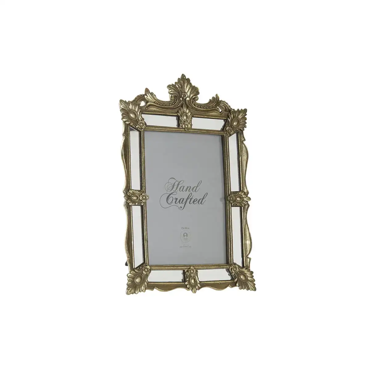 Cadre photo dkd home decor champagne metal resine verre miroir shabby chic 30 x 40 cm 18 7 x 2 x 27 7 cm_5371. Bienvenue sur DIAYTAR SENEGAL - Votre Évasion Shopping Personnalisée. Parcourez notre collection unique et trouvez des articles qui reflètent votre style et votre individualité.