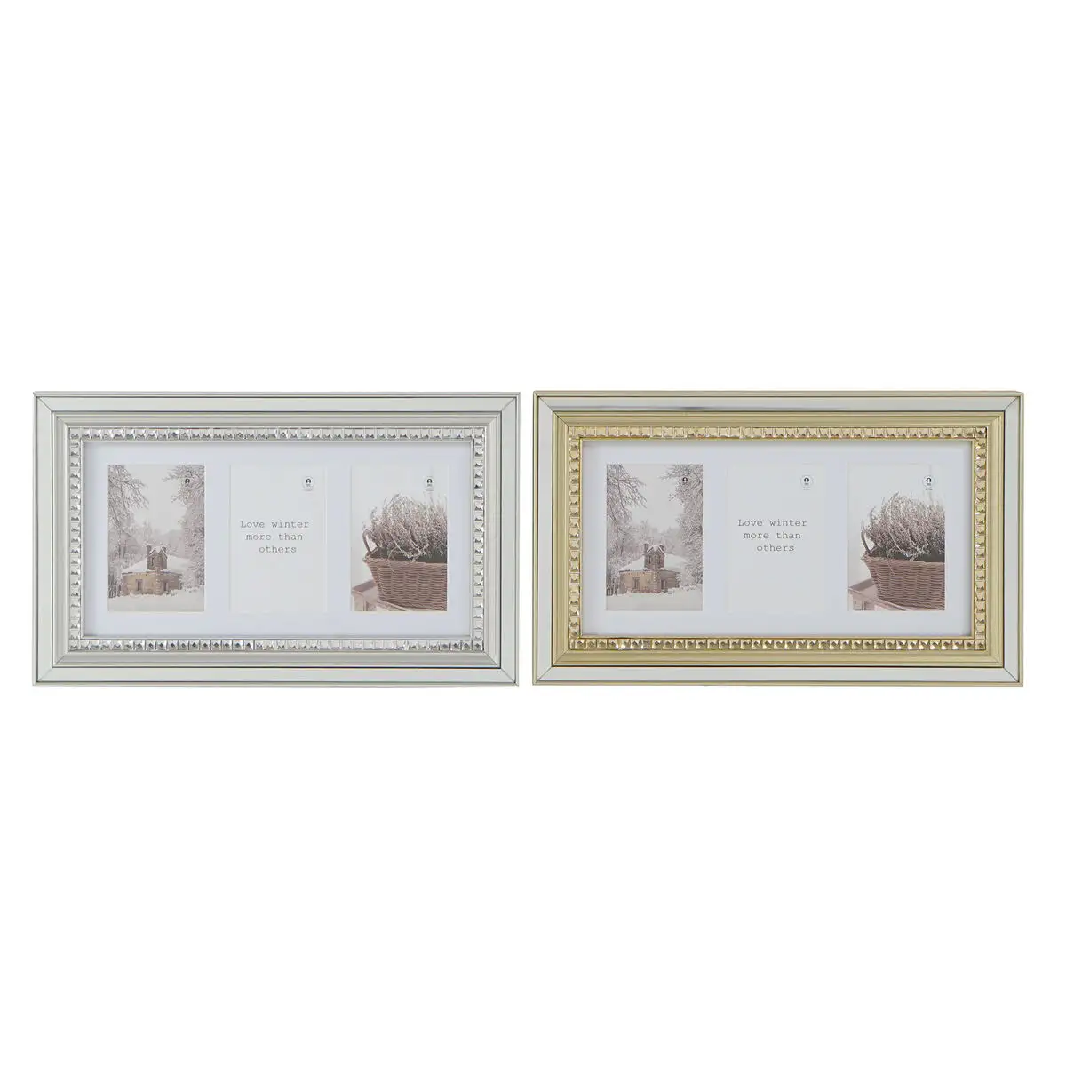 Cadre photo dkd home decor luxury verre polystyrene dore argente traditionnel 46 5 x 2 x 28 5 cm 2 unites _4299. DIAYTAR SENEGAL - Où Choisir est un Acte d'Amour pour le Sénégal. Explorez notre boutique en ligne et choisissez des articles qui célèbrent la culture et l'artisanat du pays.