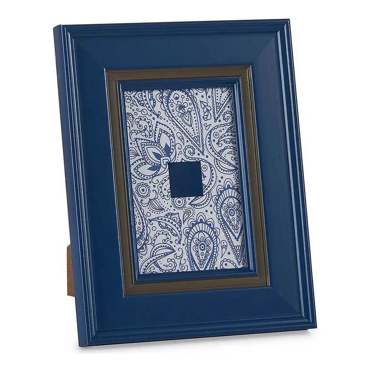 Cadre photo verre bleu plastique 2 x 23 x 18 cm_6778. Bienvenue sur DIAYTAR SENEGAL - Où Chaque Produit a son Histoire. Découvrez notre sélection unique et choisissez des articles qui racontent la richesse culturelle et artistique du Sénégal.