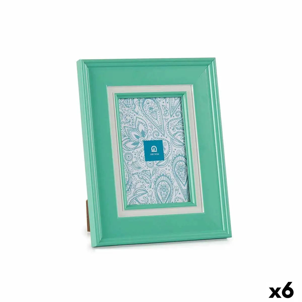 Cadre photo verre vert plastique 6 unites 2 x 23 x 18 cm _2462. DIAYTAR SENEGAL - Où Choisir Devient une Expérience Personnalisée. Explorez notre boutique en ligne pour découvrir des produits qui s'adaptent à votre style et à votre essence.