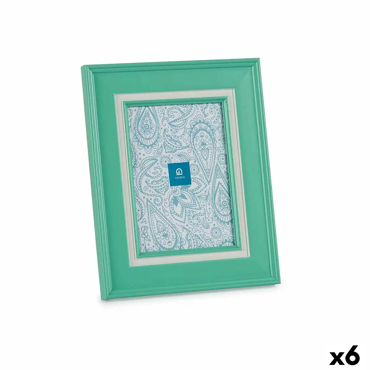 Cadre photo verre vert plastique 6 unites 2 x 26 x 21 cm _7237. DIAYTAR SENEGAL - Votre Destination pour un Shopping Réfléchi. Découvrez notre gamme variée et choisissez des produits qui correspondent à vos valeurs et à votre style de vie.