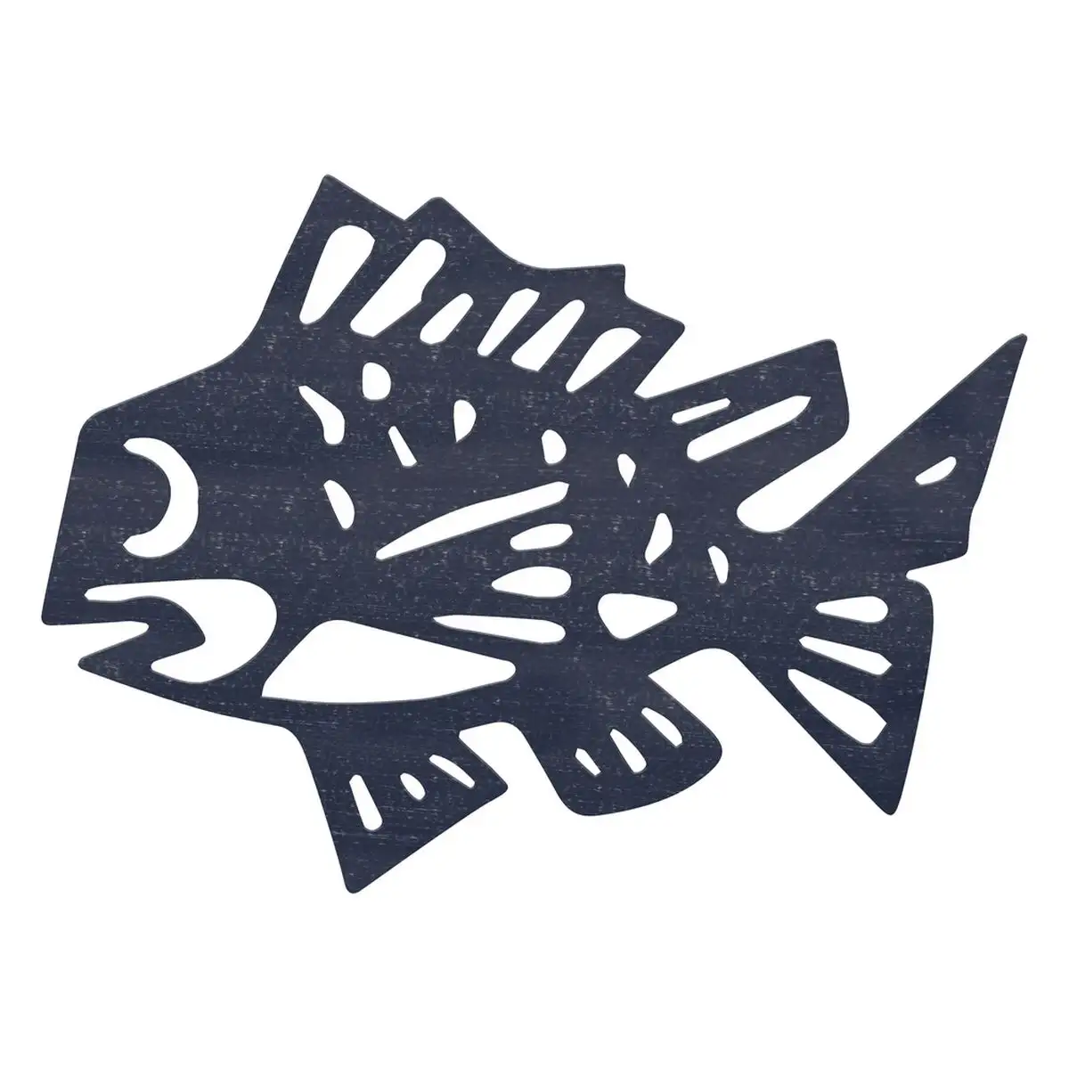 Cadre poisson metal blue marine 36 x 26 cm_1445. Entrez dans le Monde de DIAYTAR SENEGAL - Où Chaque Produit Raconte une Histoire Unique. Explorez notre sélection et laissez-vous transporter par des récits à travers les articles que vous choisissez.