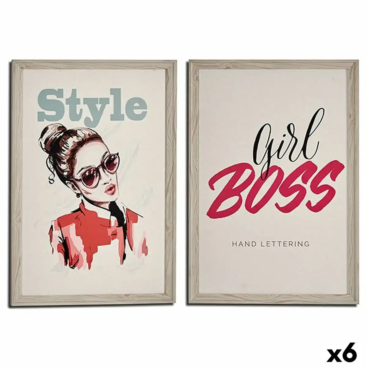 Cadre style boss contre plaque 46 x 2 x 66 cm 6 unites _7011. Bienvenue sur DIAYTAR SENEGAL - Votre Galerie Shopping Personnalisée. Découvrez un monde de produits diversifiés qui expriment votre style unique et votre passion pour la qualité.