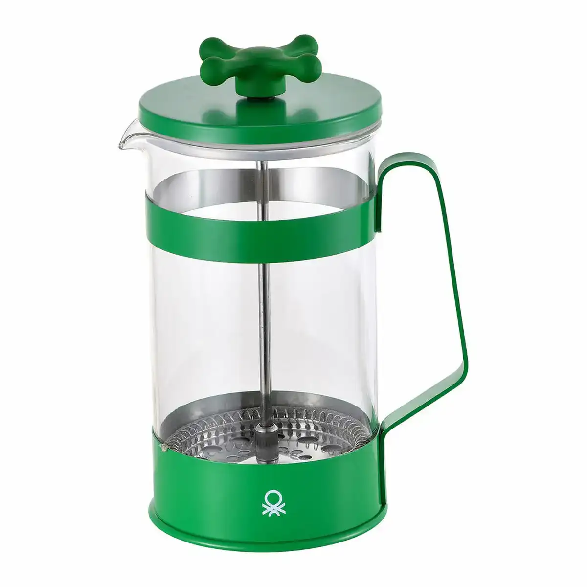 Cafetiere a piston benetton vert plastique 600 ml_2144. Bienvenue chez DIAYTAR SENEGAL - Où Chaque Produit a son Histoire. Découvrez notre sélection unique et trouvez des articles qui racontent la richesse culturelle et artistique du Sénégal.